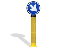 Flexpost BB22-DZ-Kunststof D02RO-Ø40cm,PE bin.buis