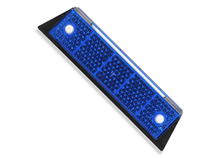 Wildspiegel blauw met houder