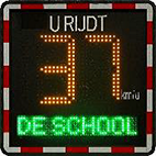 Agmi Speedsign 121 -Smiley-Zon (mob opstelling)