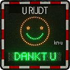 Agmi Speedsign 121 -Smiley-Accu (mob opstelling)