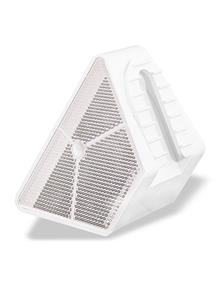 Vangrail reflector Wit