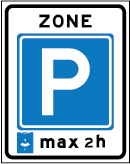 Parkeerschijf-zone E10zb