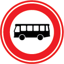 Gesloten voor autobussen
