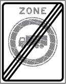 Einde Gesloten zone voor vrachtauto's