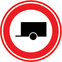 Gesloten voor motorvoertuigen met aanhangers