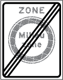 Zone einde: Gesloten voor vrachtauto's die niet voldoen aan de gestelde milieueisen