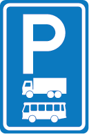Parkeergelegenheid voor vrachtauto's en autobussen