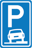 Parkeergelegenheid op de stoep 