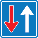 Voorrang voor verkeer uit deze richting