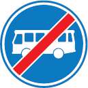 Einde rijstrook voor lijnbussen