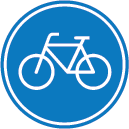 Verplicht fietspad